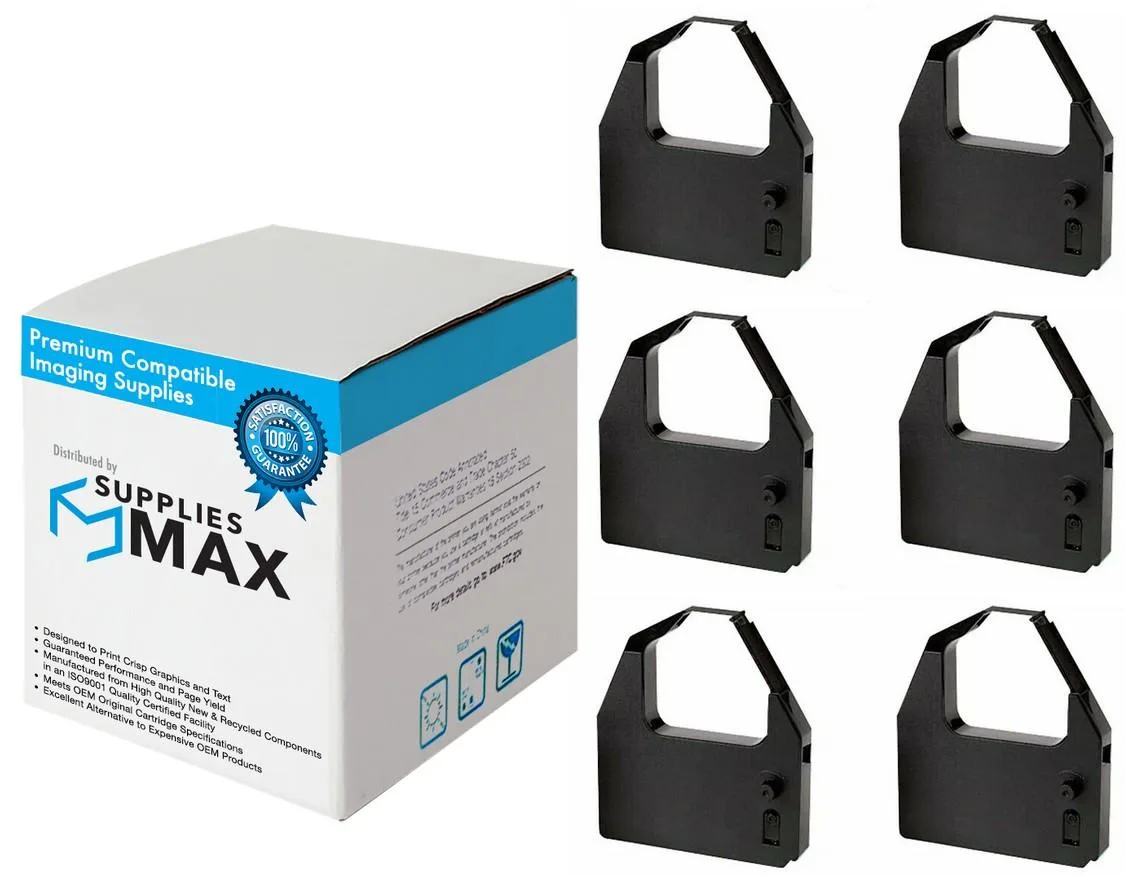 SuppliesMax SuppliesMax Lexmark 6278194 printer ribbon 6-pack — product photo