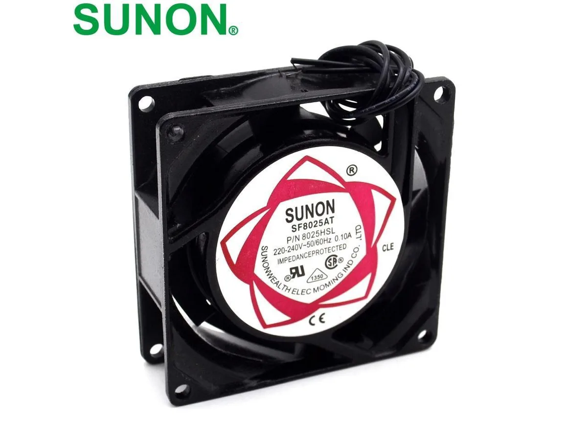 Fans Fans SF8025AT P/N 2082HSL 220V AC axial case fan 80x80x25mm — product photo