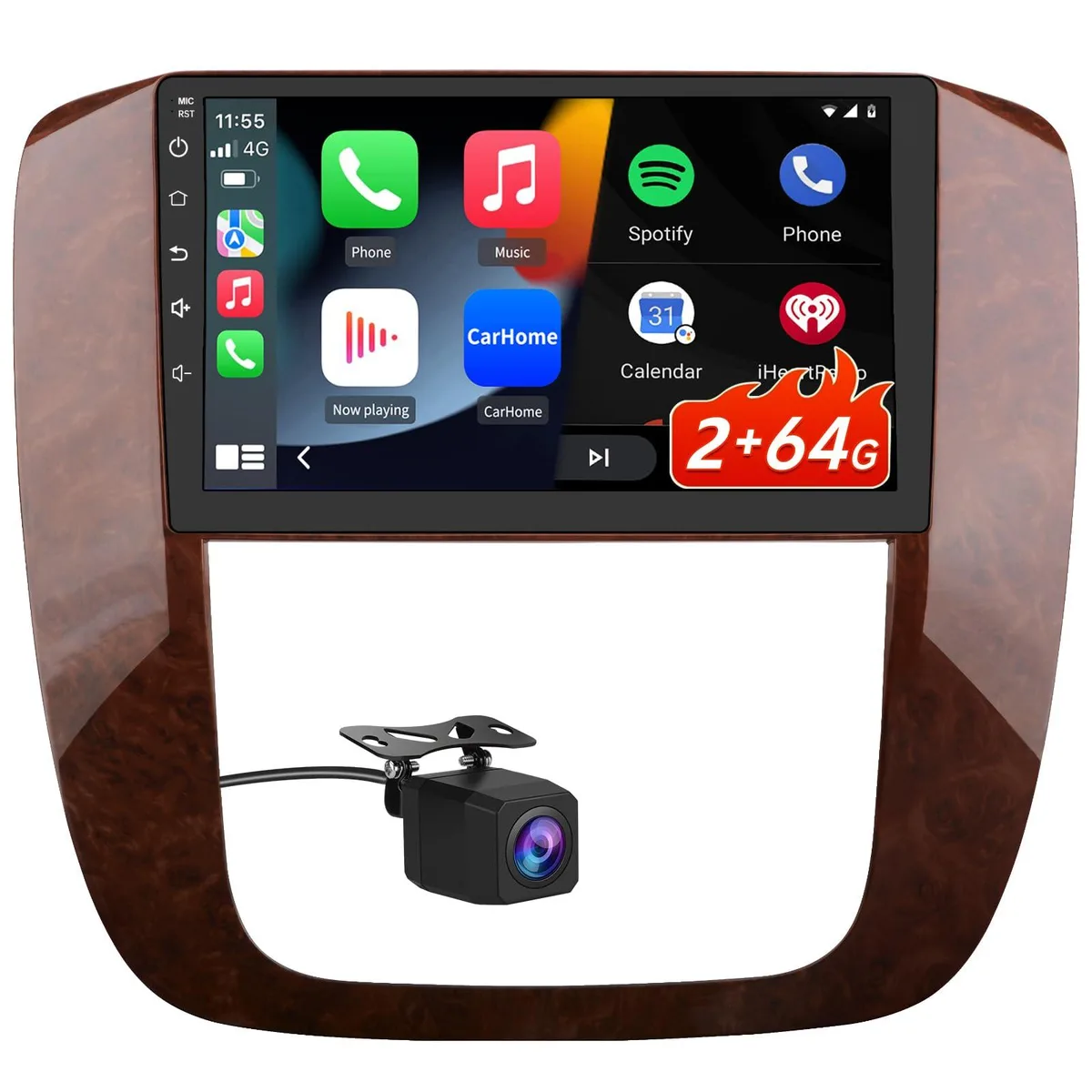 litillbuly litillbuly Android 13 2GB+64GB 9 Inch Car Radio for GMC Yukon Chevrolet Tahoe Suburban 2007-2013 — product photo