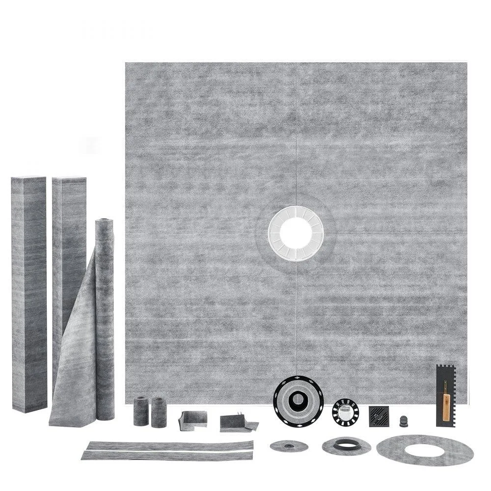 VEVOR VEVOR JQ-7272A 72"x72" Shower Pan Kit 32mm Specialty Appliance — product photo