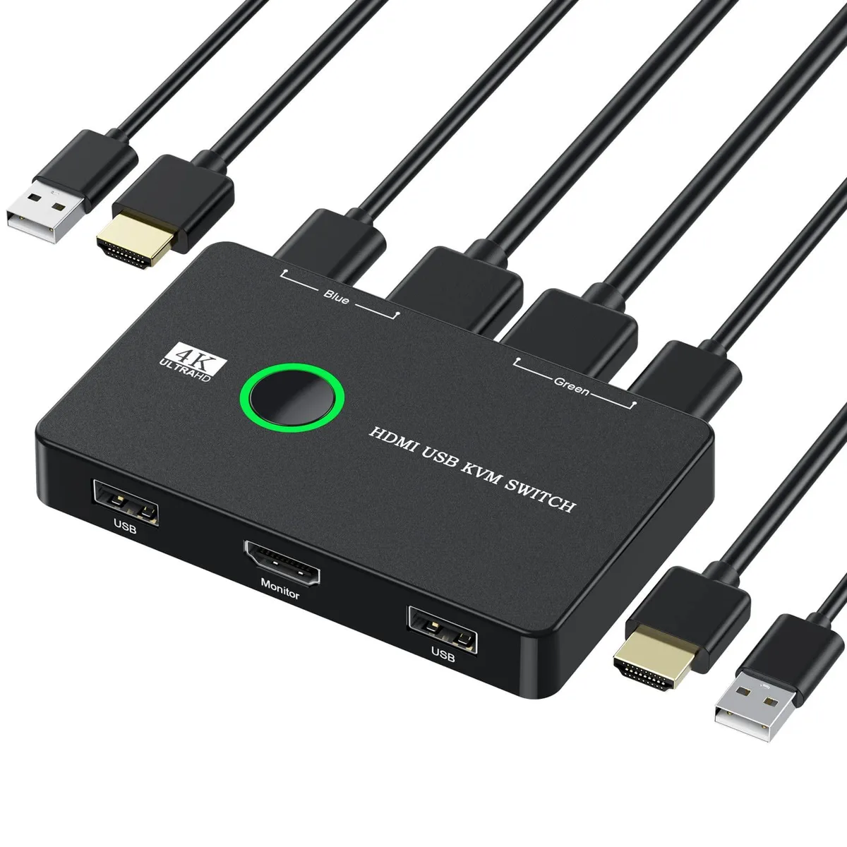 Vszerda Vszerda SA03 2-port KVM switch 4K 60Hz — product photo