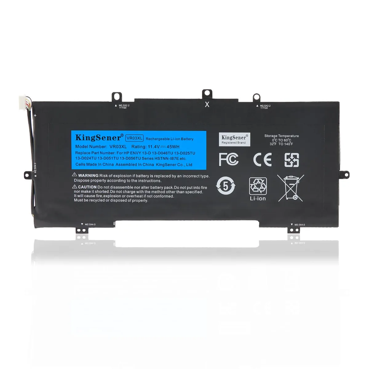 KingSener KingSener VR03XL 45WH 11.4V 3-cell laptop battery — product photo