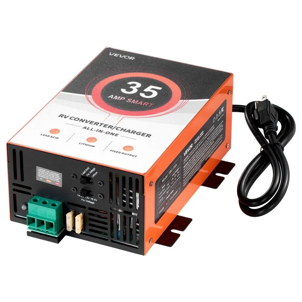 VEVOR VEVOR RV Power Converter 35A 120V AC to 12V DC 4-Stage Charger — product photo