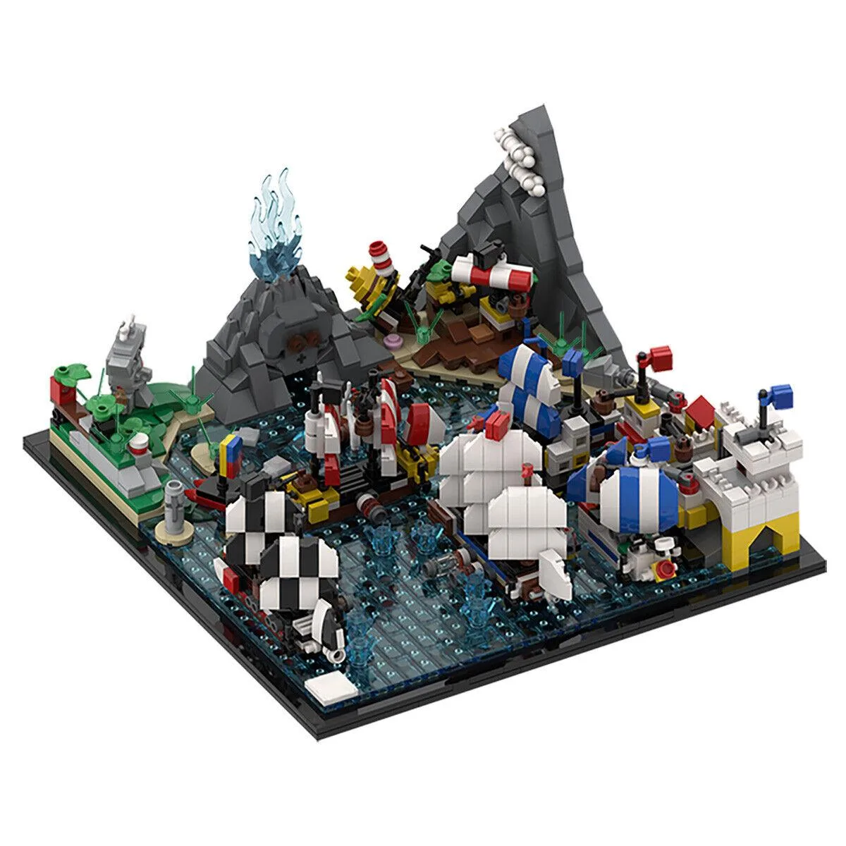 ZITIANYOUBUILD ZITIANYOUBUILD C4759 Pirates Theme Microscale Architecture Way 1221 Parts — product photo