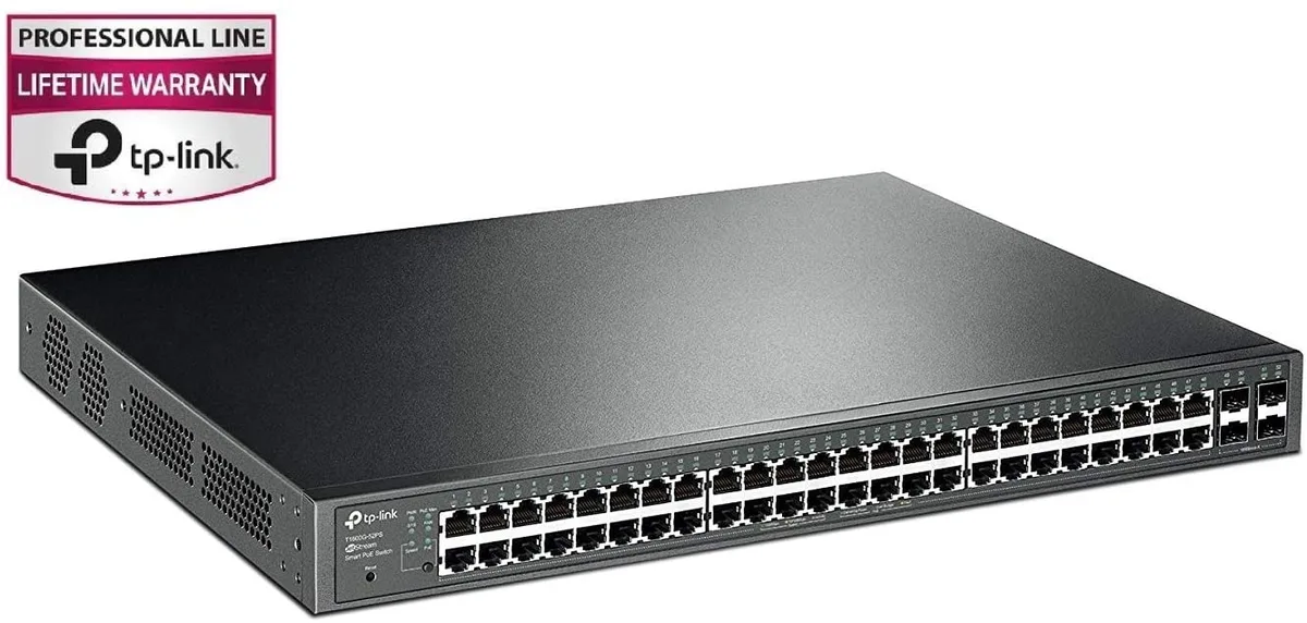 TP-Link TP-Link T1600G-52PS JetStream 48-port PoE+ network switch — product photo