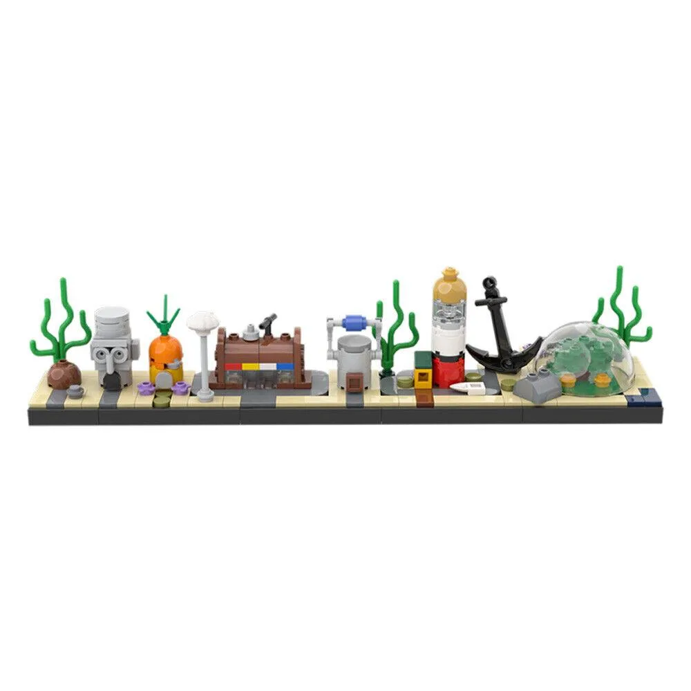 ZITIANYOUBUILD ZITIANYOUBUILD TV Show Skyline Architecture Model 262 Pieces MOC — product photo