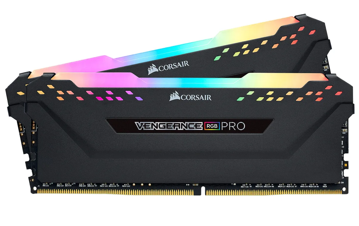 Corsair Corsair CMW64GX4M2D3600C18 Vengeance RGB Pro 64GB (2 x 32GB) DDR4 3600 desktop RAM — product photo