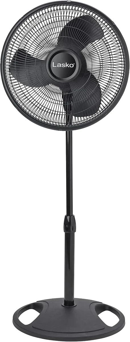 Lasko Lasko 2521 16" Pedestal Fan 3-Speed Oscillating Black — product photo