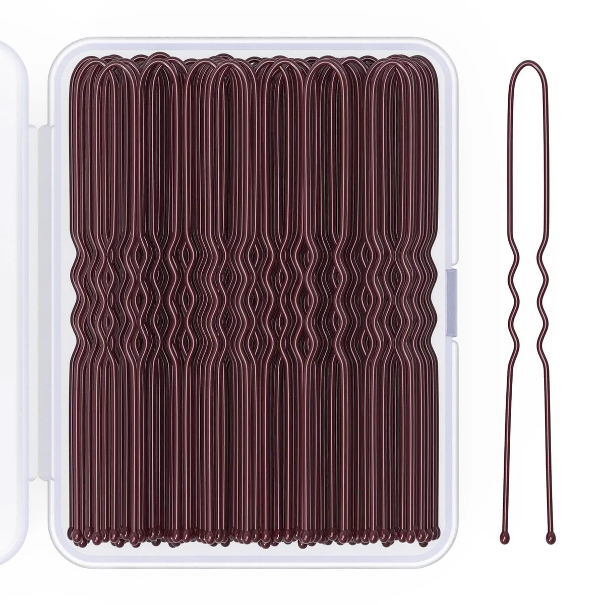  Giofumi C8-0IMW-Z65F 2.8 Inch U Hair Pins 100 Count Brown — product photo