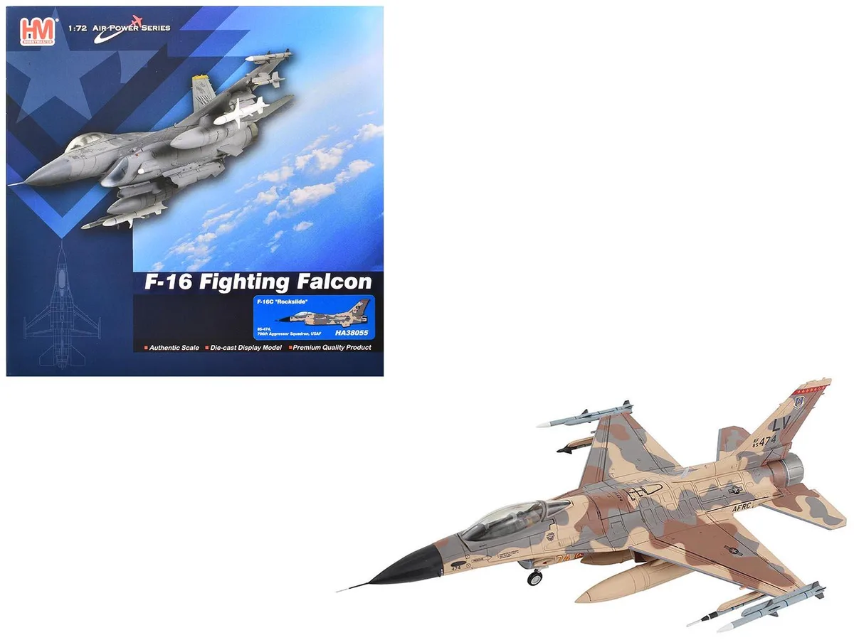 Hobby Master Hobby Master Lockheed F-16C "706th Aggressor Squadron" 1/72 Diecast hobby collectible — product photo