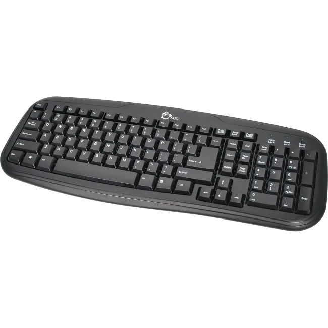 SIIG, Inc SIIG, Inc JK-US0012-S1 USB Keyboard 103 Keys Black — product photo