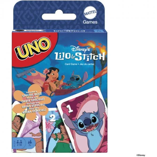 Mattel Mattel JCC10 UNO Disney Lilo and Stitch Card Game — product photo