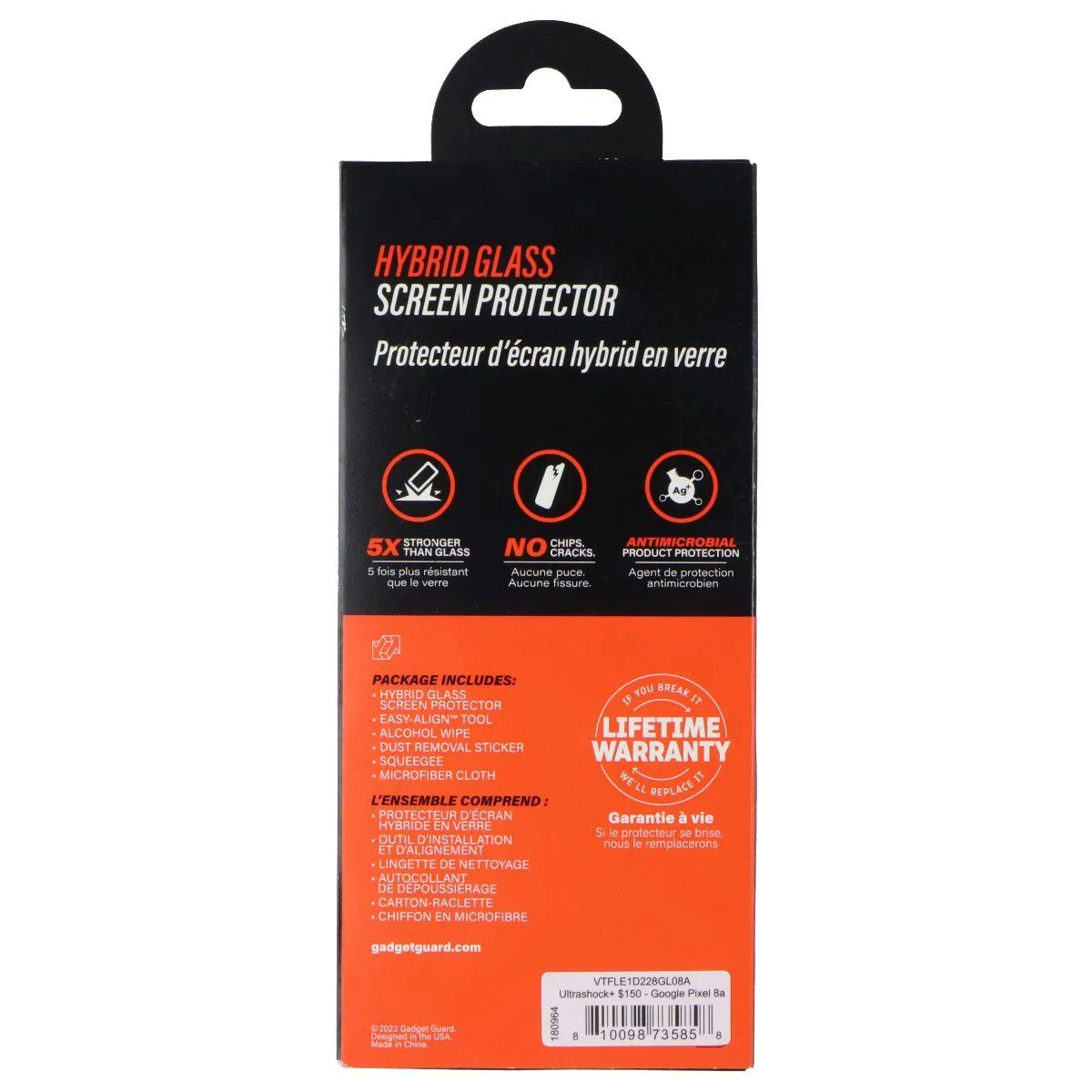 Invisible Gadget Guard Invisible Gadget Guard UltraShock Hybrid Glass Screen Protector for Google Pixel 8a — product photo