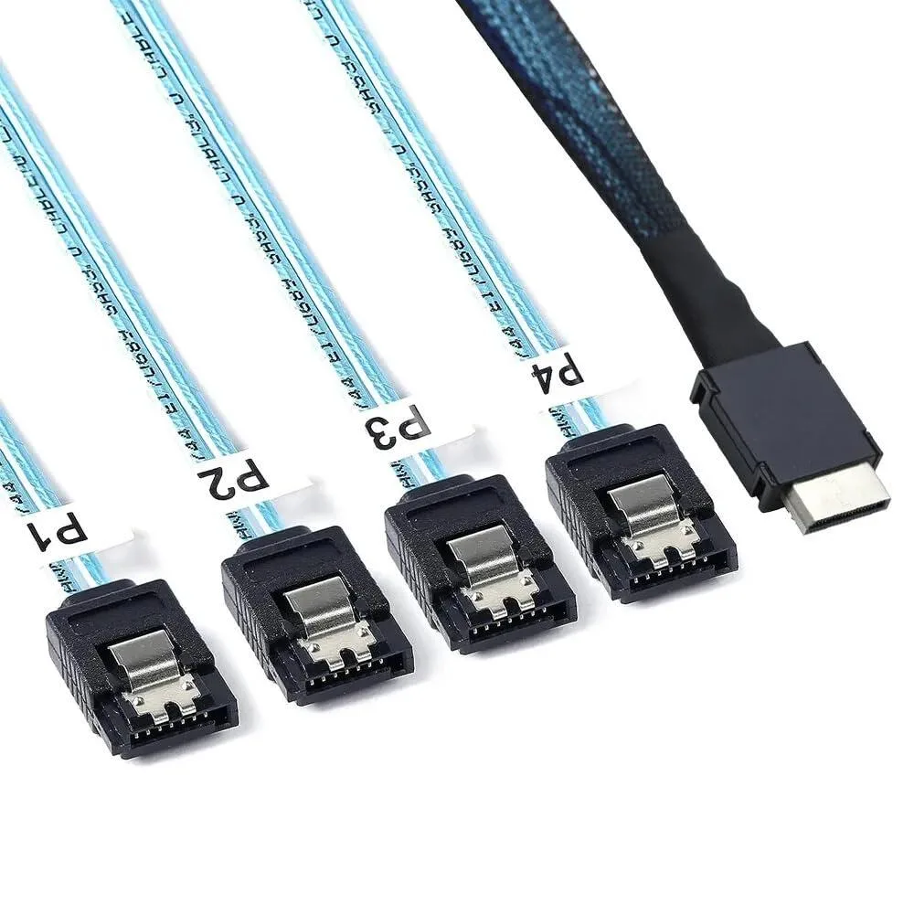 Vszerda Vszerda Oculink SFF-86114i to 4X SATA SAS cable 50cm — product photo
