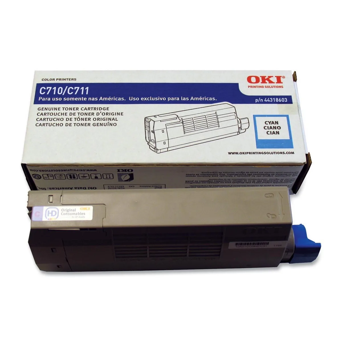 Oki Data Oki Data 44318603 High Yield Toner Cartridge Cyan 11500 Pages — product photo