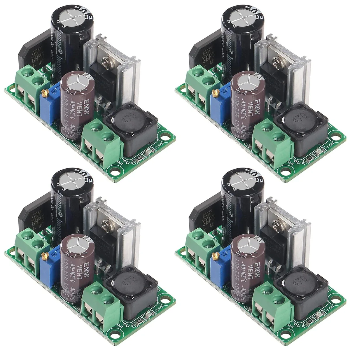 KEHIPI KEHIPI 4PCS LM2596HV AC/DC to DC Step Down Buck Converter Power Adapter — product photo