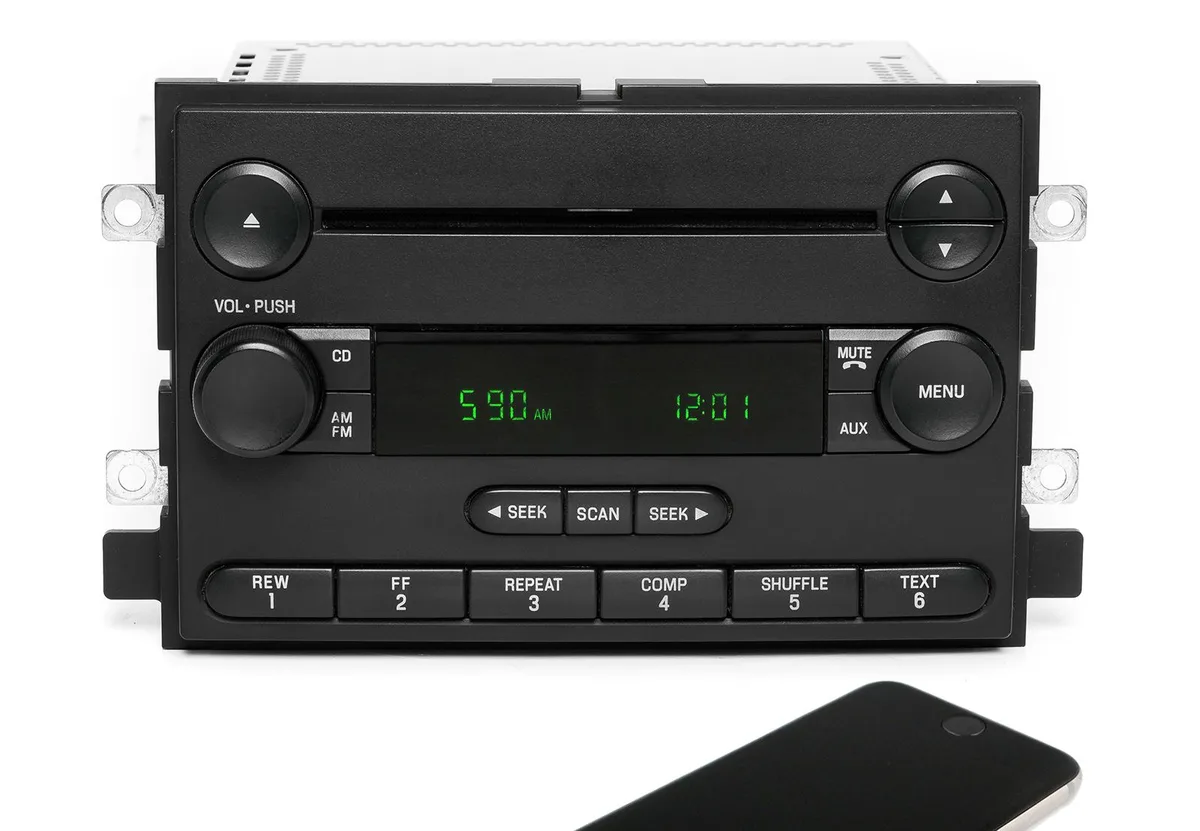 1 Factory Radio 1 Factory Radio 5F9T-18C869-AG AM FM CD Bluetooth receiver — product photo