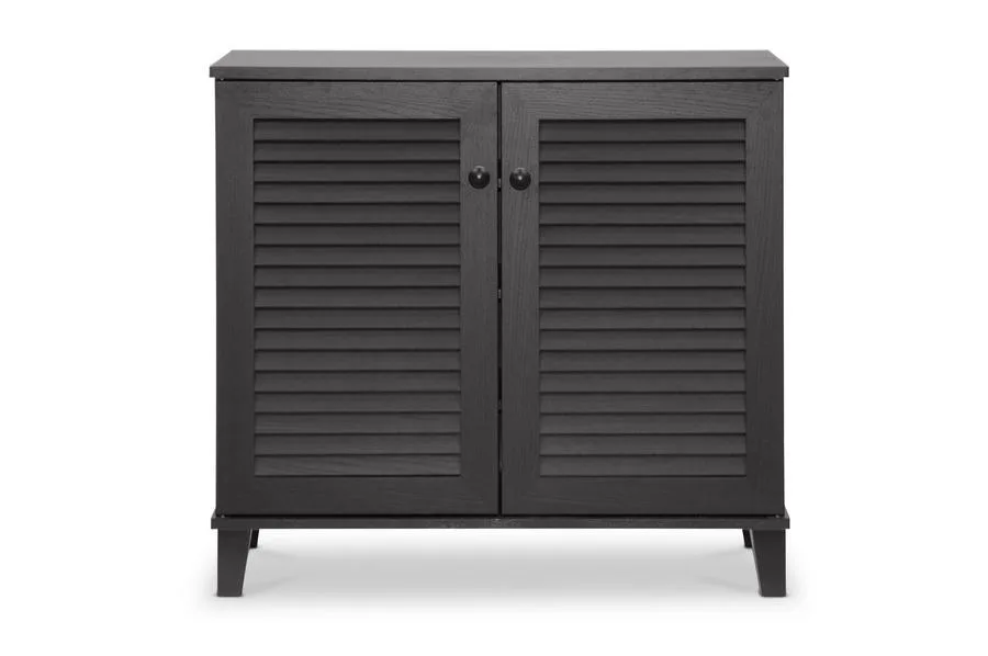 Baxton Studio Baxton Studio Coolidge Espresso Shoe-Storage Cabinet — product photo