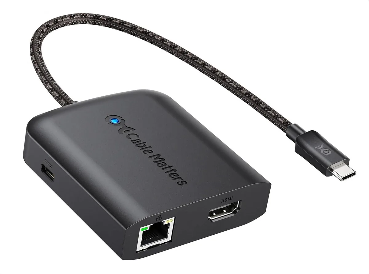 MCHOSE MCHOSE USB C Hub HDMI 2.1 5-in-1 8K@30Hz 4K@120Hz 100W PD Gigabit Ethernet — product photo