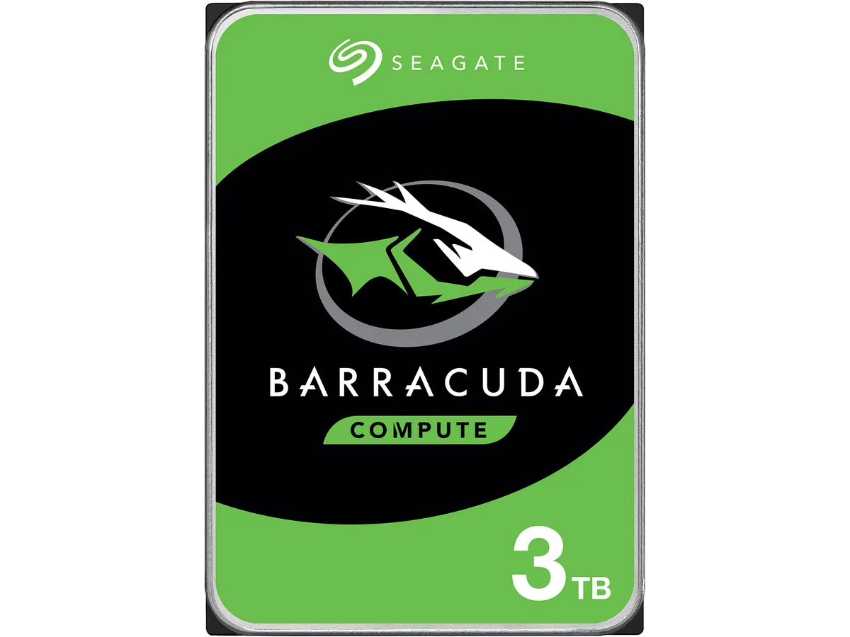 Seagate Seagate BarraCuda ST3000DM007 3TB 5400 RPM 256MB Cache SATA 6.0Gb/s 3.5" internal hard drive — product photo