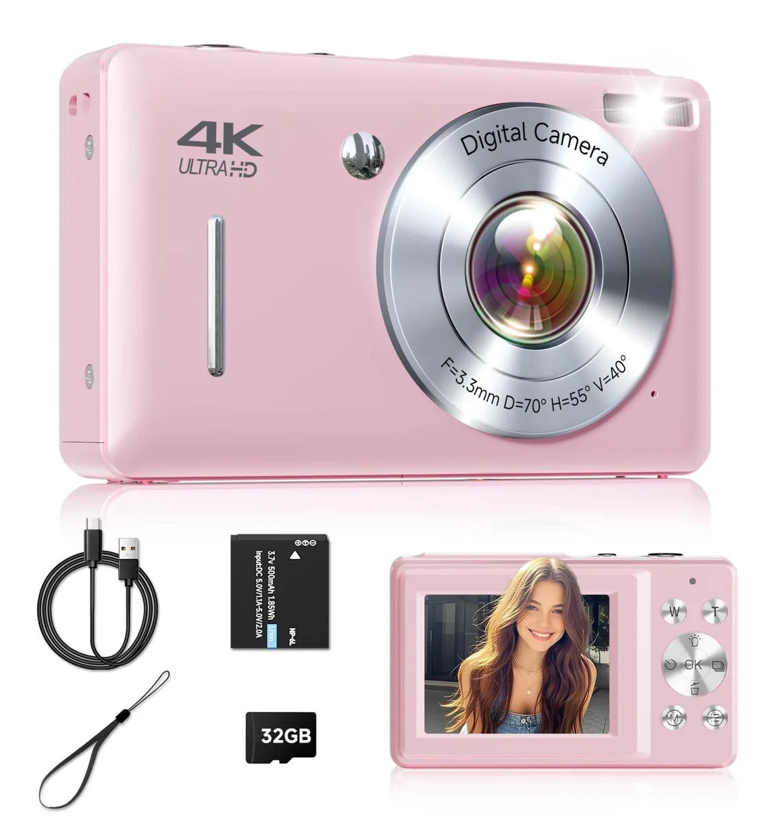 Polaroid PIXPRO LY-DC228-001 44MP 10X Zoom 2.7" Compact Camera Black — product photo