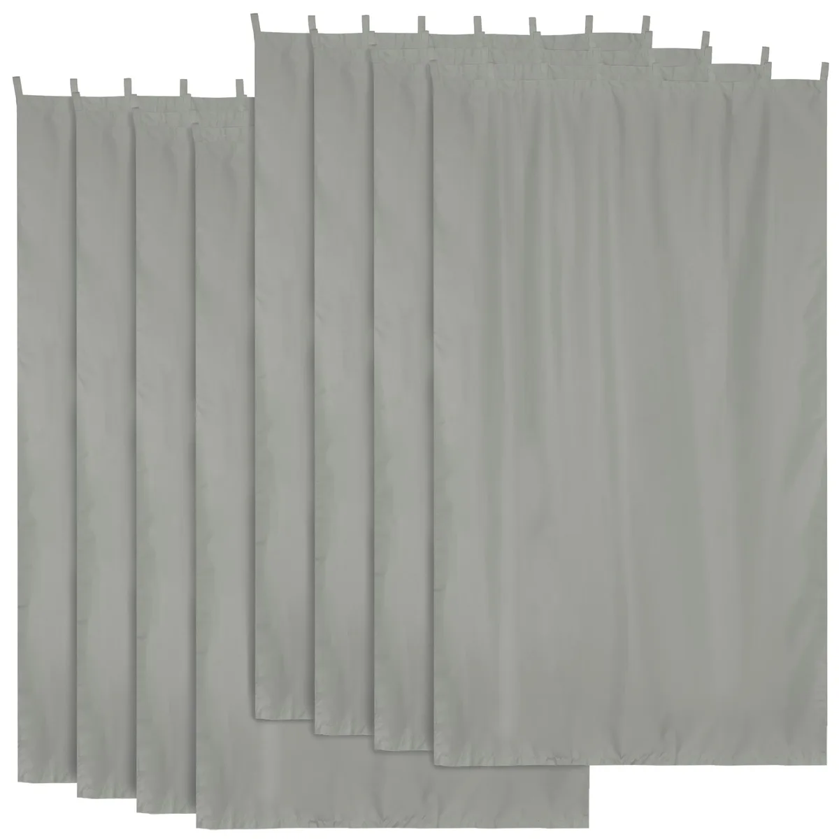 Yescom USA, Inc. Yescom USA, Inc. 54"x108" Outdoor Privacy Curtain Tab Top UV30+ 8 Piece — product photo