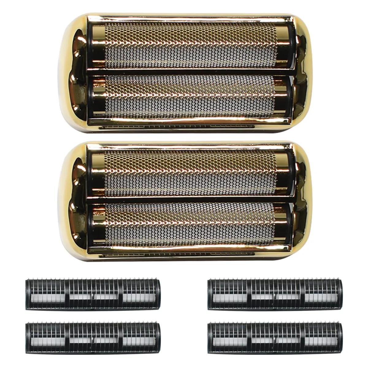TAURKENAM TAURKENAM Replacement Foil and Cutters for BaBylissPRO FXFS2 Shaver (Gold) 2PCS — product photo