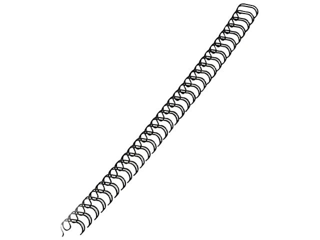 FELLOWES FELLOWES 5255401 Wire Binding Spines .5" 100 Sheet Black 25 Pack — product photo