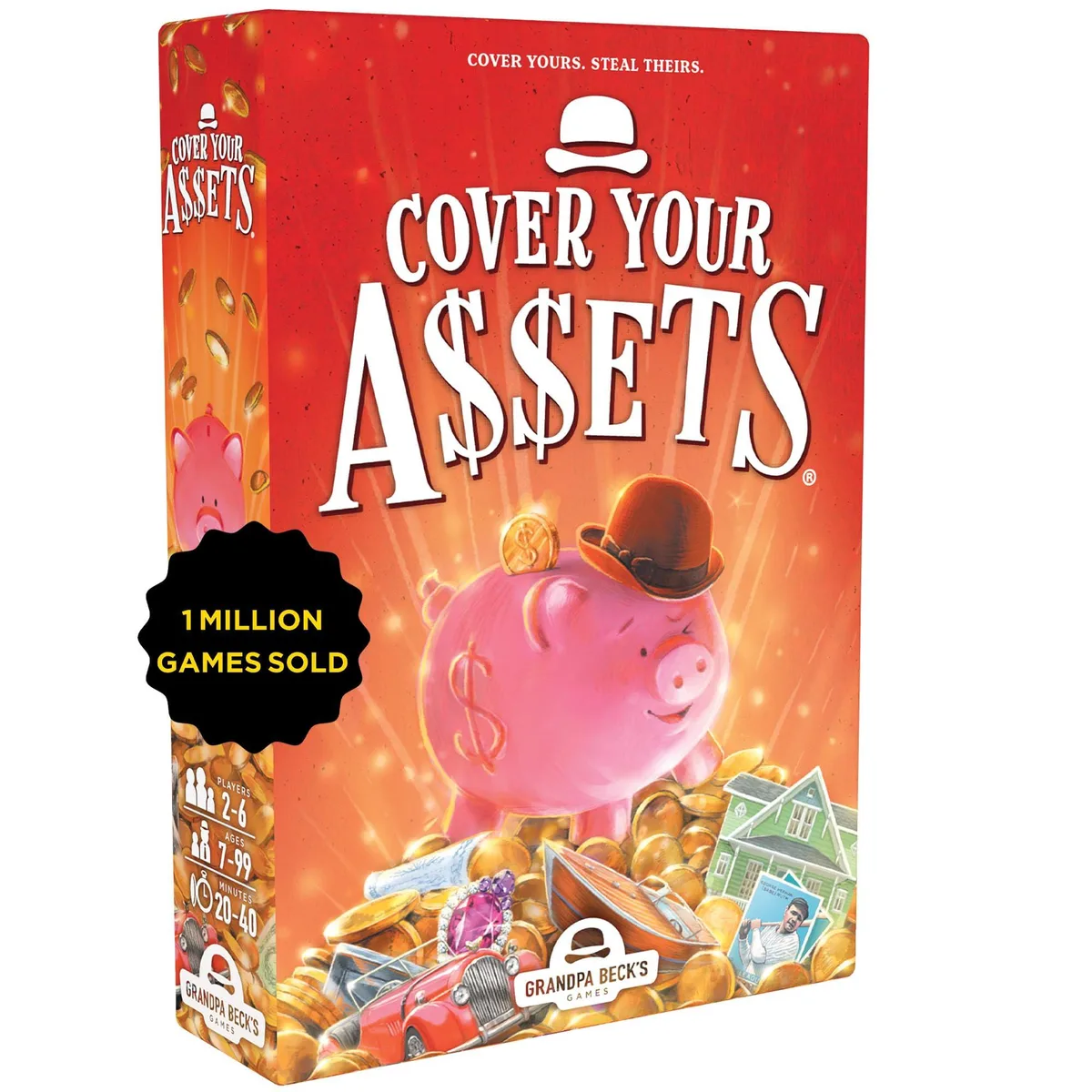 Cover Your Assets Card Game GPB2055 2-6 Players Ages 7+ — product photo