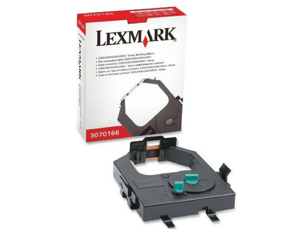 Lexmark Lexmark 3070166 Black Re-Inking Ribbon 4M Characters 10 Pack — product photo