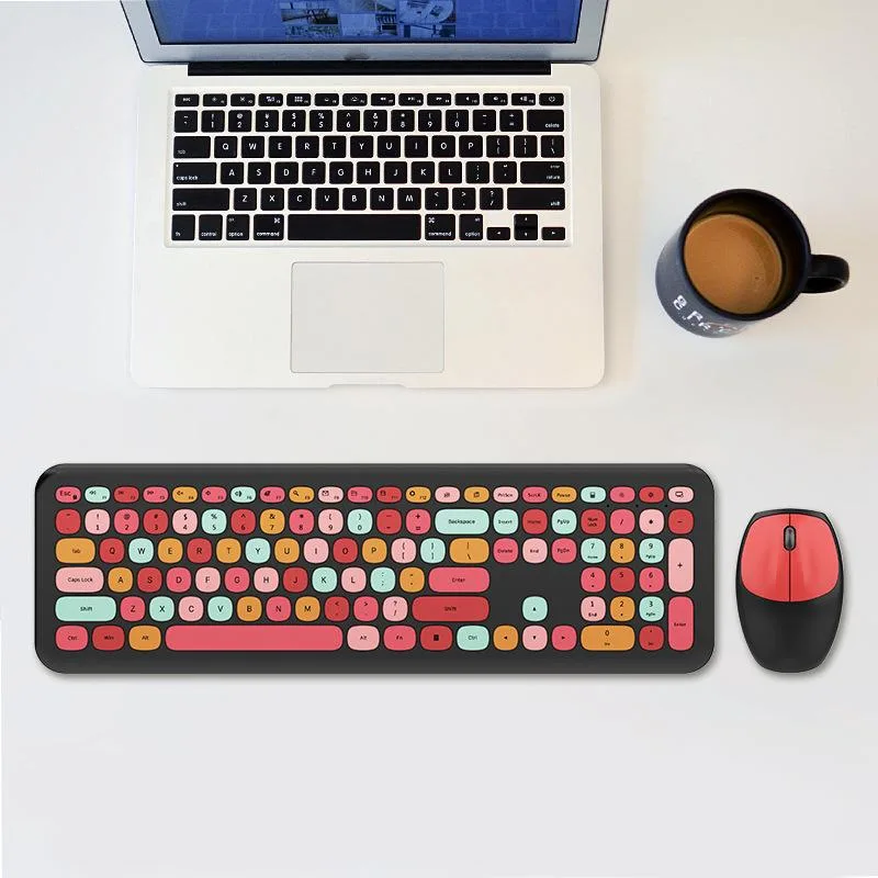 eForChina eForChina MOFii 666 110-Key Wireless Keyboard and Mouse Set Black — product photo
