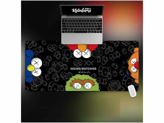 XKDUN Electronics Co., Ltd. XKDUN Electronics Co., Ltd. Kaws Super Large Mouse Pad 900x400x3mm Black — product photo