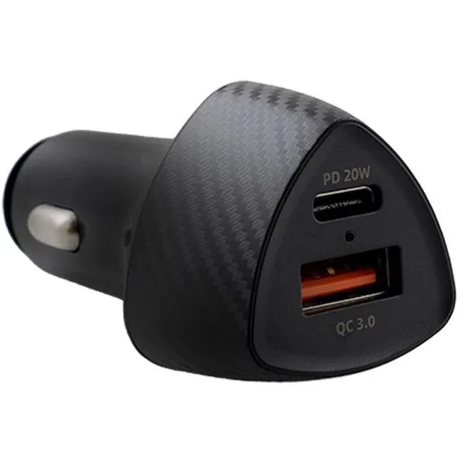 CODi CODi A01109 20W dual-port USB charger USB-C USB-A 12V 24V 38W total — product photo