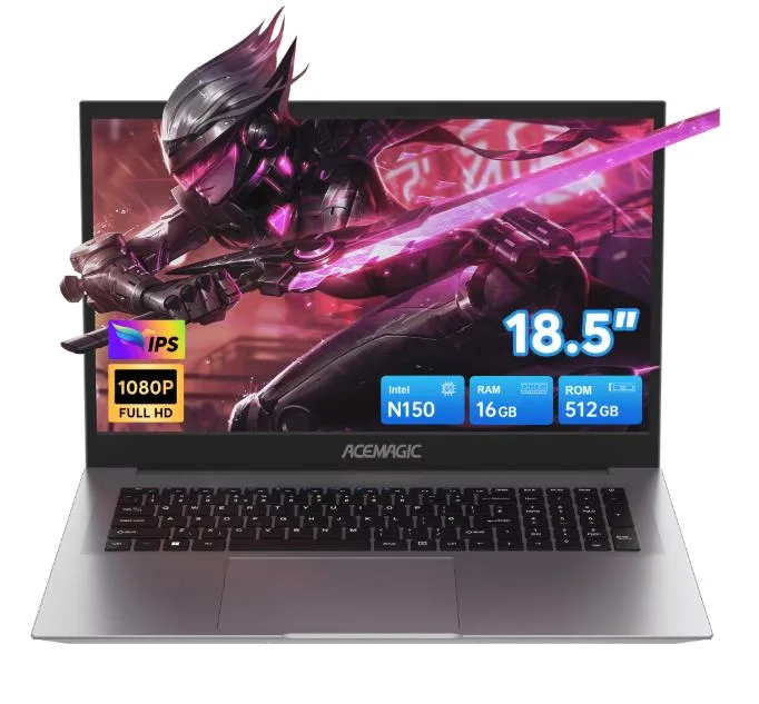 NIPOGI NIPOGI AX18 18.5 laptop N150 16GB DDR4 512GB Windows 11 Pro — product photo