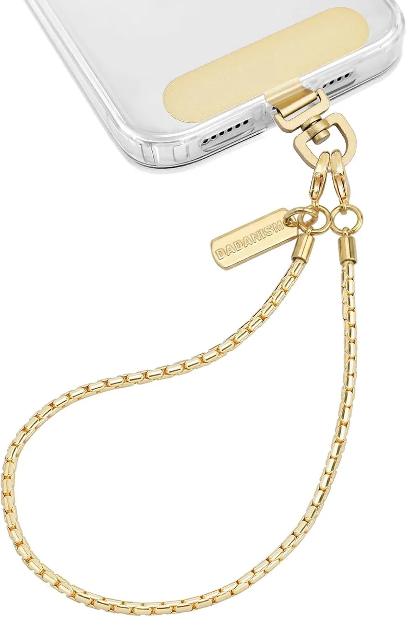 MCHOSE MCHOSE Phone Wrist Strap Metal Chain Gold — product photo