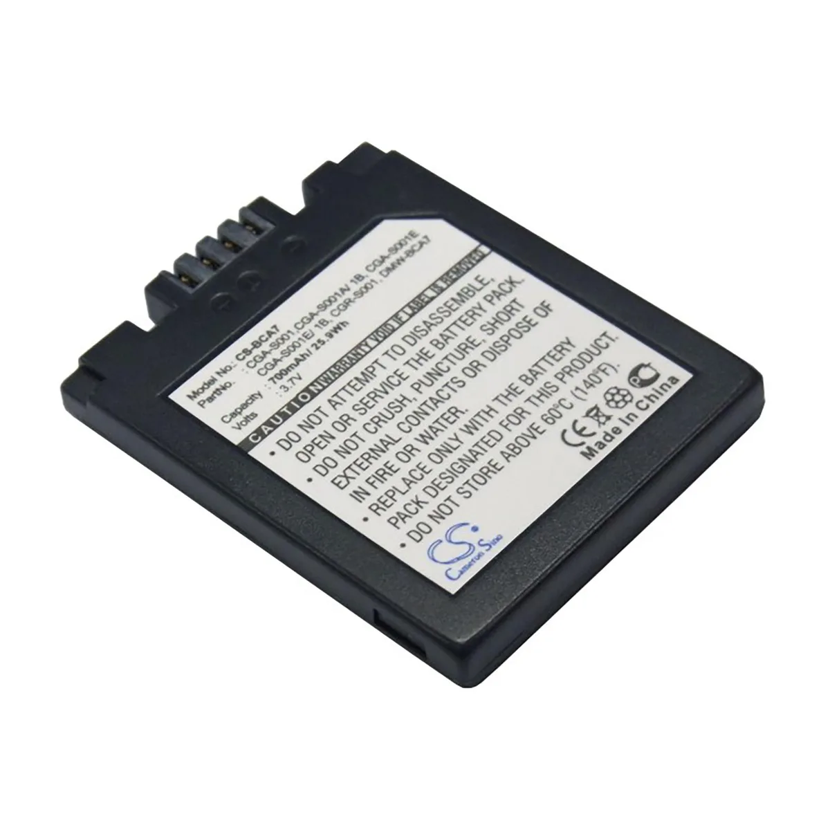 Cameron &amp; Co Cameron &amp; Co DS-CS-BCA7 camera battery Li-ion 3.7V 700mAh black — product photo