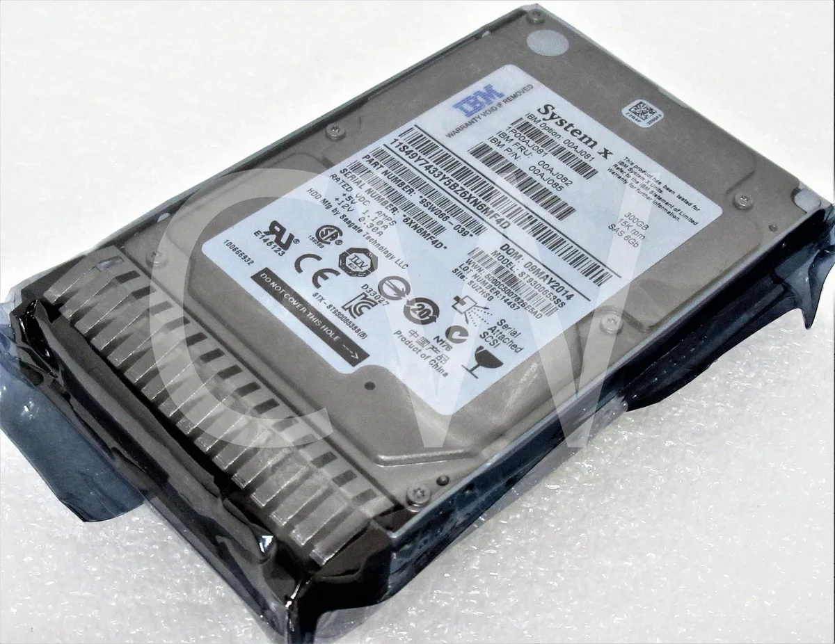 IBM IBM ST9300653SS 300GB 15000RPM 2.5" SAS internal hard drive with caddy — product photo
