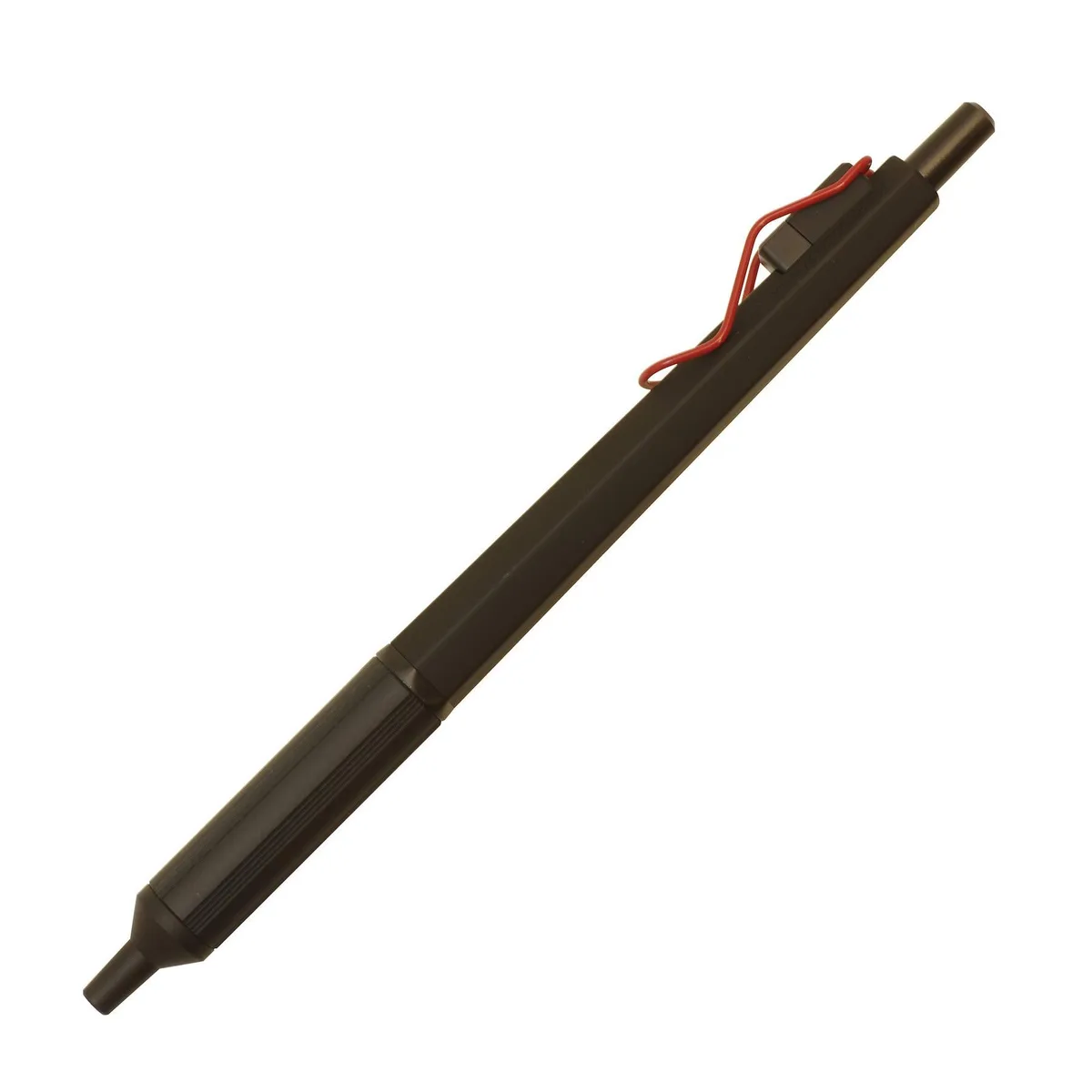 Jetstream Edge 0.38mm black oil-based ballpoint pen with red barrel