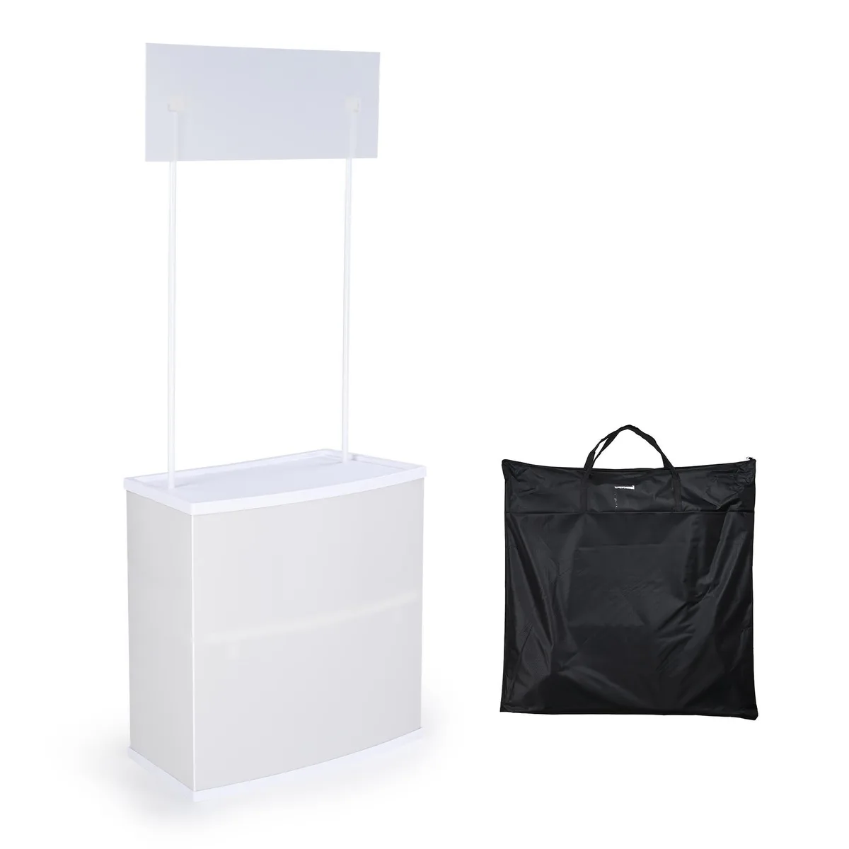 Yescom USA, Inc. Yescom USA, Inc. 35PDM006-PP-07 Portable Promotion Counter 31.5x17.1x77in — product photo