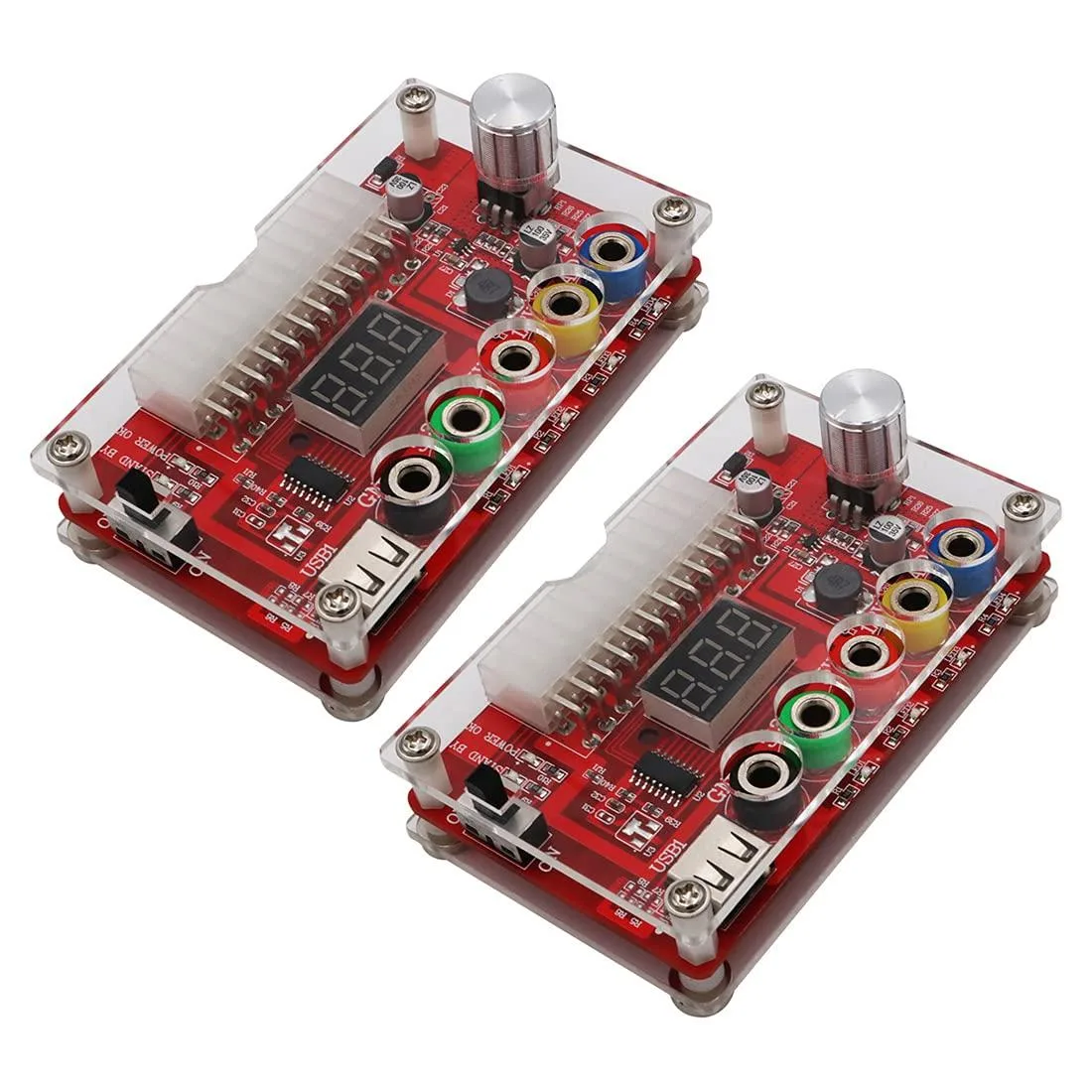 Vszerda Vszerda 24-Pin ATX Breakout Board Acrylic Case Kit 2pcs — product photo