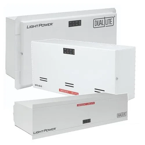 Compact white rectangular micro inverter with T-grid ceiling mounting brackets