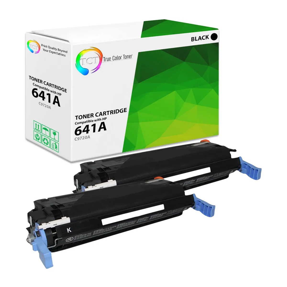 True Color Toner True Color Toner 641A Black Toner Cartridge 2 Pack 9000 Pages — product photo