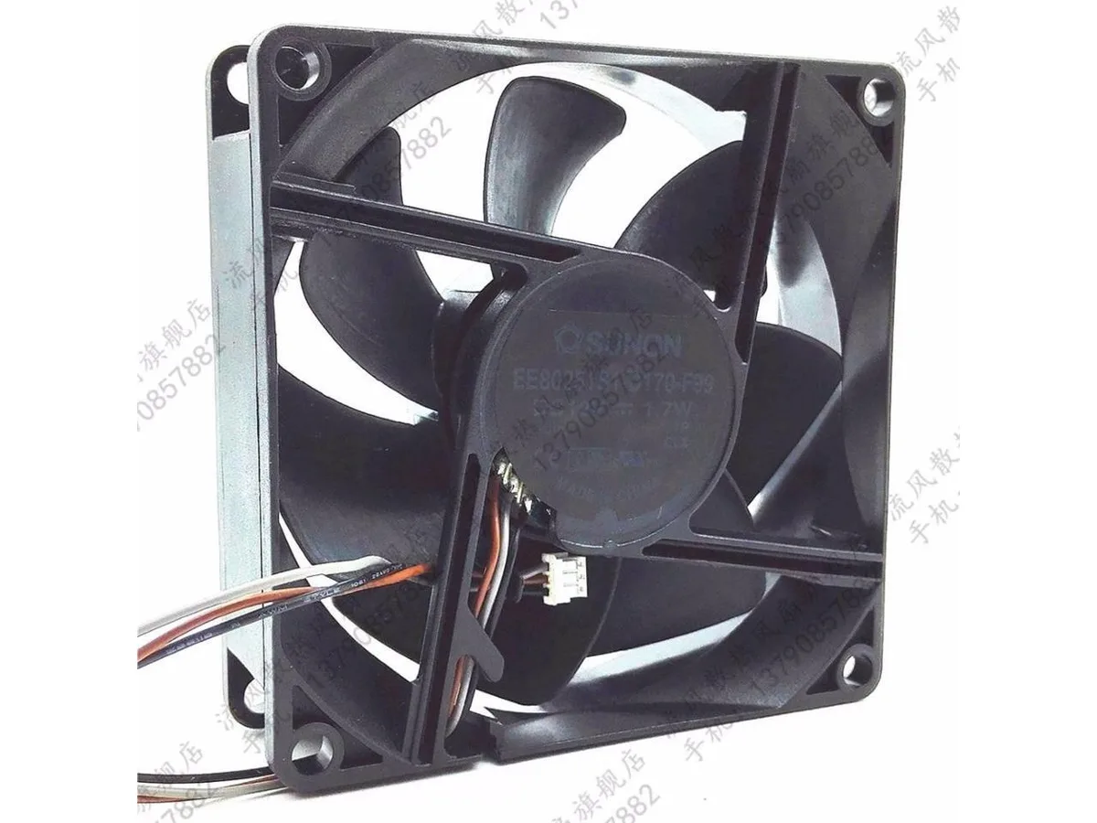 Corn Electronics Corn Electronics EE80251S1-D170-F99 12V 1.7W 3-pin 80x80x25mm case fan — product photo