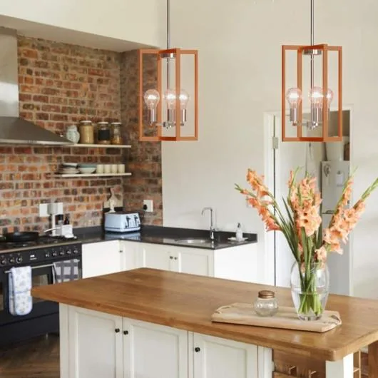 SlickBlue SlickBlue 3-Light Iron Pendant Gold 62.5x18x12 E26 40W 120V — product photo