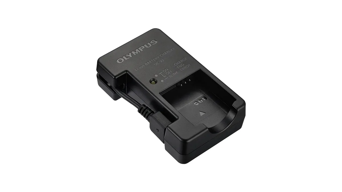 OM System OM System UC-92 battery charger for LI-92B LI-90B — product photo
