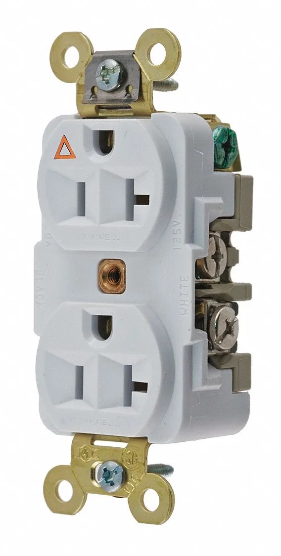 Hubbell Incorporated Hubbell Incorporated IG5362W 5-20R Duplex Receptacle — product photo