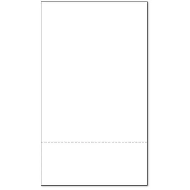 Paris Business Products Paris Business Products Perforated Laser Paper 14" 24# 92 Bright 2500 Sheets — product photo