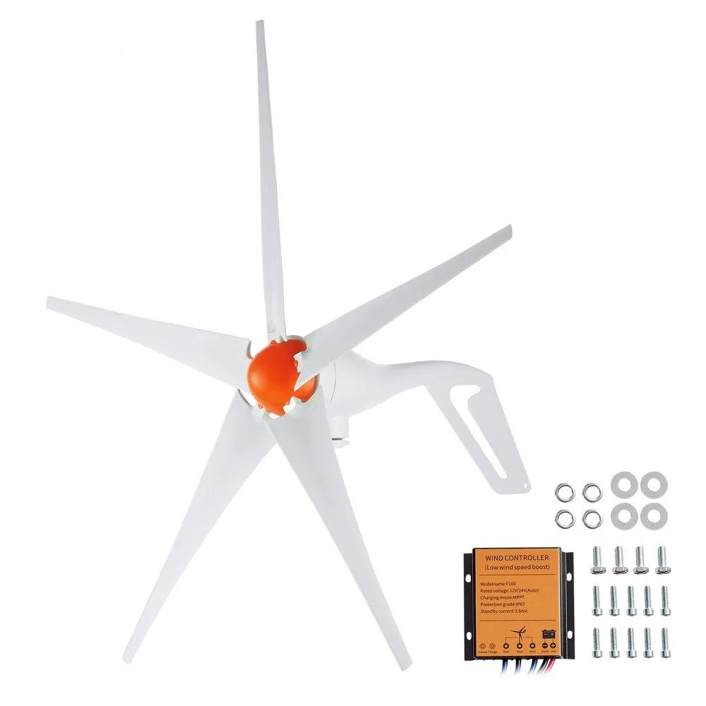 VEVOR VEVOR 500W 12V 5-Blade Wind Turbine Generator with MPPT Controller — product photo