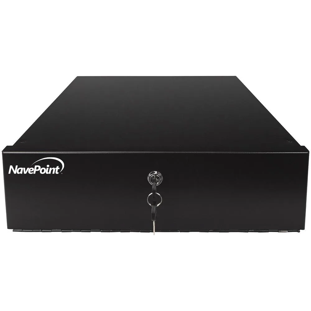 NavePoint NavePoint Heavy Duty Lock-Box With Fan 18" x 18" x 5" Black surveillance accessory — product photo