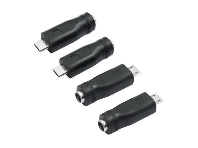 LORDWORLD LORDWORLD DC 5.5mm x 2.1mm to Micro USB Adapter (4 Pack) — product photo